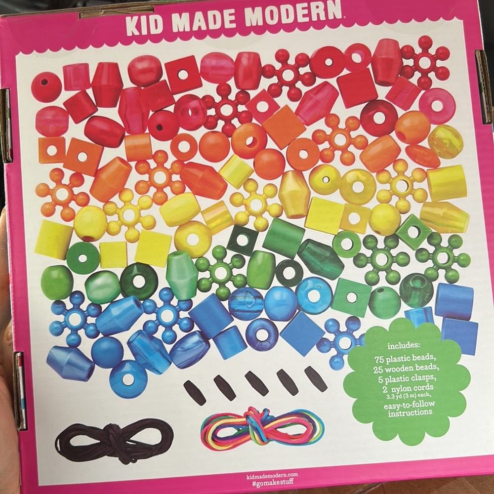 Kid made modern my first jewelry beads making-landing activity kits NWT - Picture 10 of 11